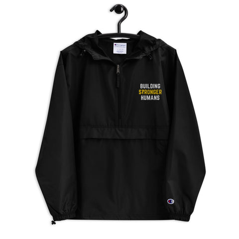 Building Stronger Humans Embroidered Champion Packable Jacket