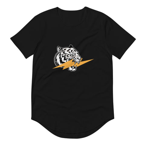 Tiger Curved Hem T-Shirt